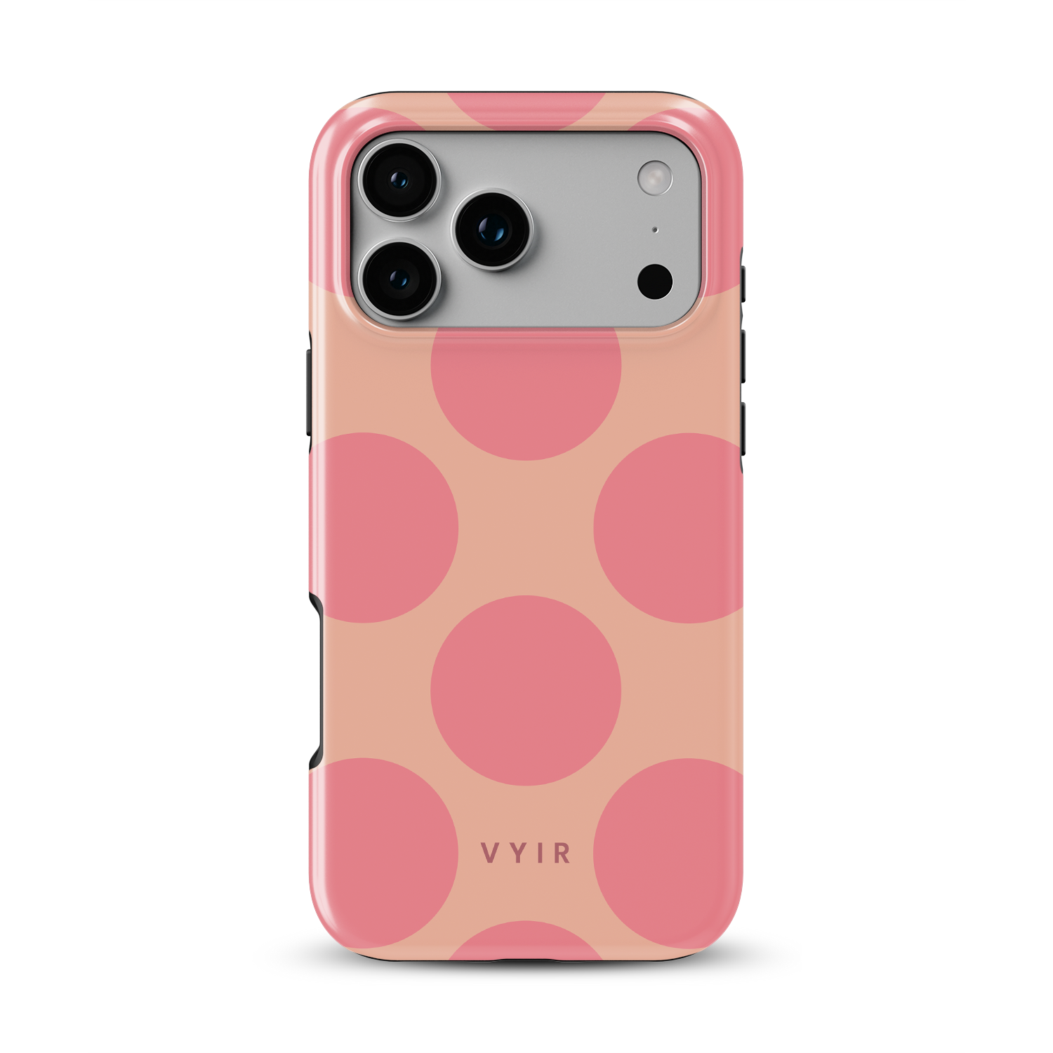 Big Polka Dots, Melon - Shockproof iPhone Case - VYIR