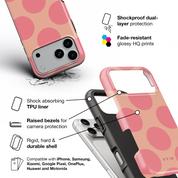Big Polka Dots, Melon - Shockproof iPhone Case - VYIR