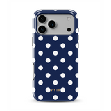Classic Polka Dots, Blu Old Money - Tough Cover MagSafe per iPhone