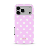 Classic Polka Dots, Pastel Pink - Tough Cover MagSafe per iPhone