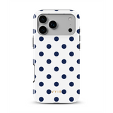 Classic Polka Dots, Sailor Blue - Tough Cover MagSafe per iPhone