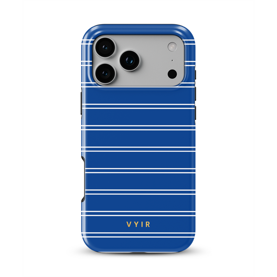 Horizontal Stripes, Blu Mediterraneo - Tough Cover per cellulare