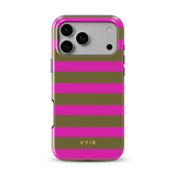 Horizontal Stripes, Oliva urbano - Cover per iPhone MagSafe Tough