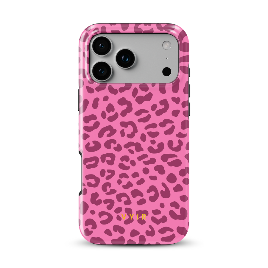 Leopard Elegance Rosa - Tough Cover MagSafe per iPhone