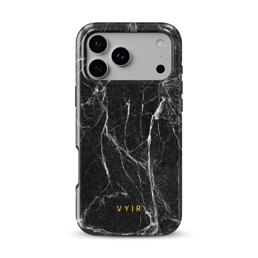 Pure Marble Black - Tough Cover MagSafe per iPhone