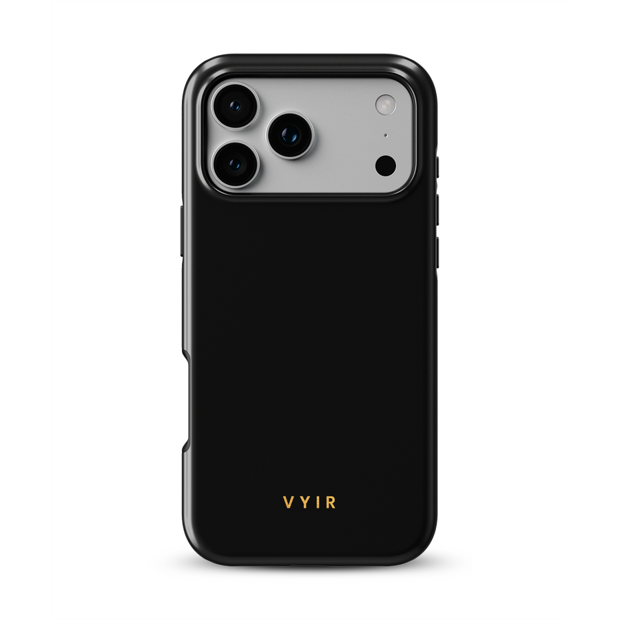 VYIR Signature Solid Colors, Nero - Tough Cover MagSafe per iPhone