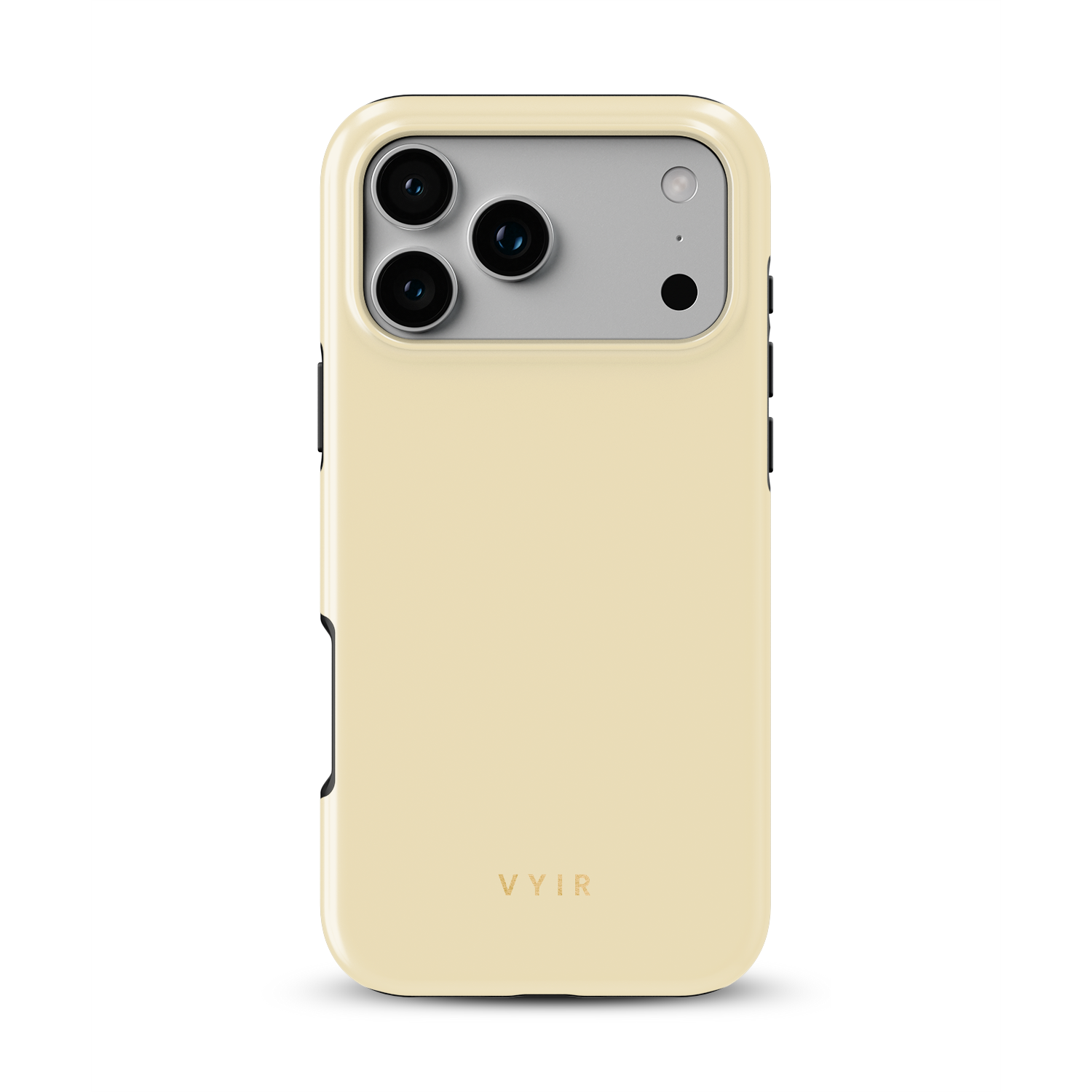 VYIR Signature Solid Colors, Butter Yellow - Shockproof MagSafe iPhone Case - VYIR