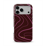 Swirl Lines, Borgogna - Tough Cover per cellulare