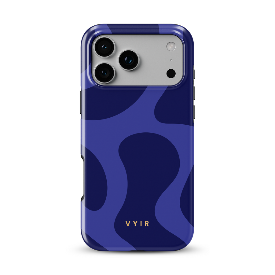 Swirl Lines, Blu navy - Tough Cover MagSafe per iPhone