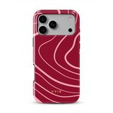 Swirl Lines, Rosa e Rosso - Tough Cover MagSafe per iPhone