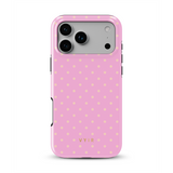 Tiny Polka Dots, Rosa femminile - Tough Cover MagSafe per iPhone