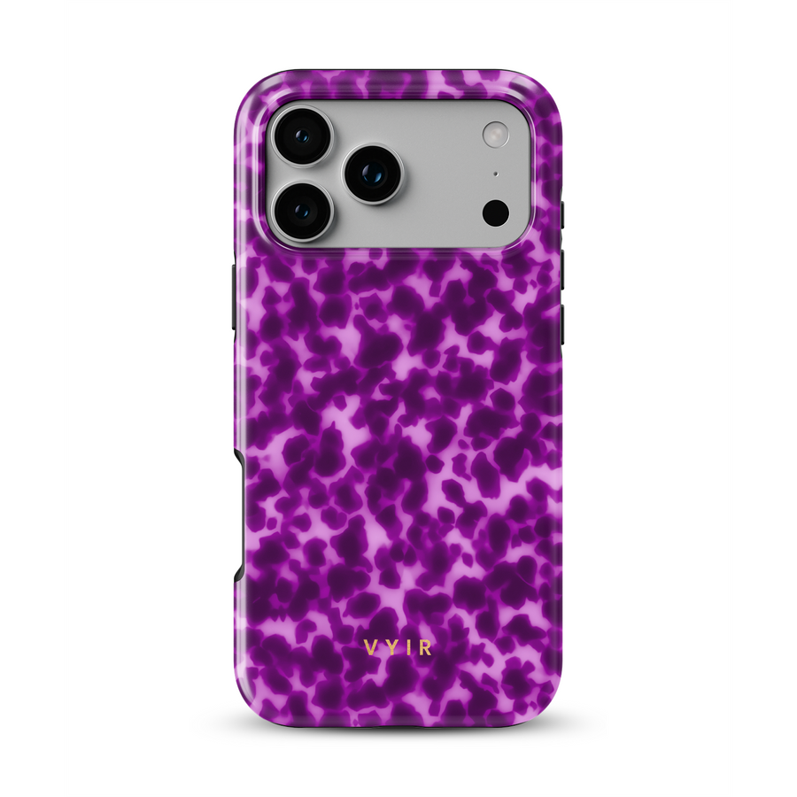 Tortoiseshell, Purple - Tough Cover MagSafe per iPhone
