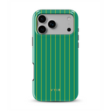 Vertical Stripes, Verde Goldline - Tough Cover MagSafe per iPhone