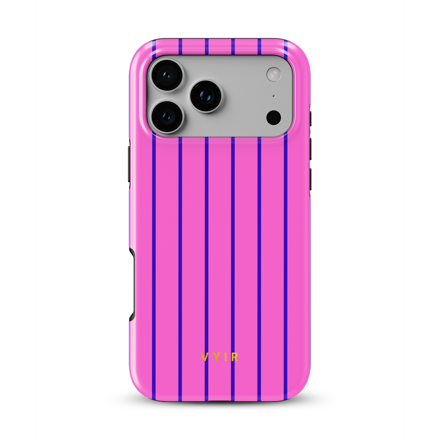 Vertical Stripes, Tende rosa - Tough Cover MagSafe per iPhone