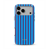 Vertical Stripes, Blu Track - Tough Cover MagSafe per iPhone