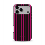 Vertical Stripes, Rosso Vino - Tough Cover per cellulare