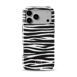 Zebra Gleam White - Tough Cover MagSafe per iPhone