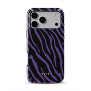 Zebra Luxe, Violet - Shockproof Phone Case - VYIR