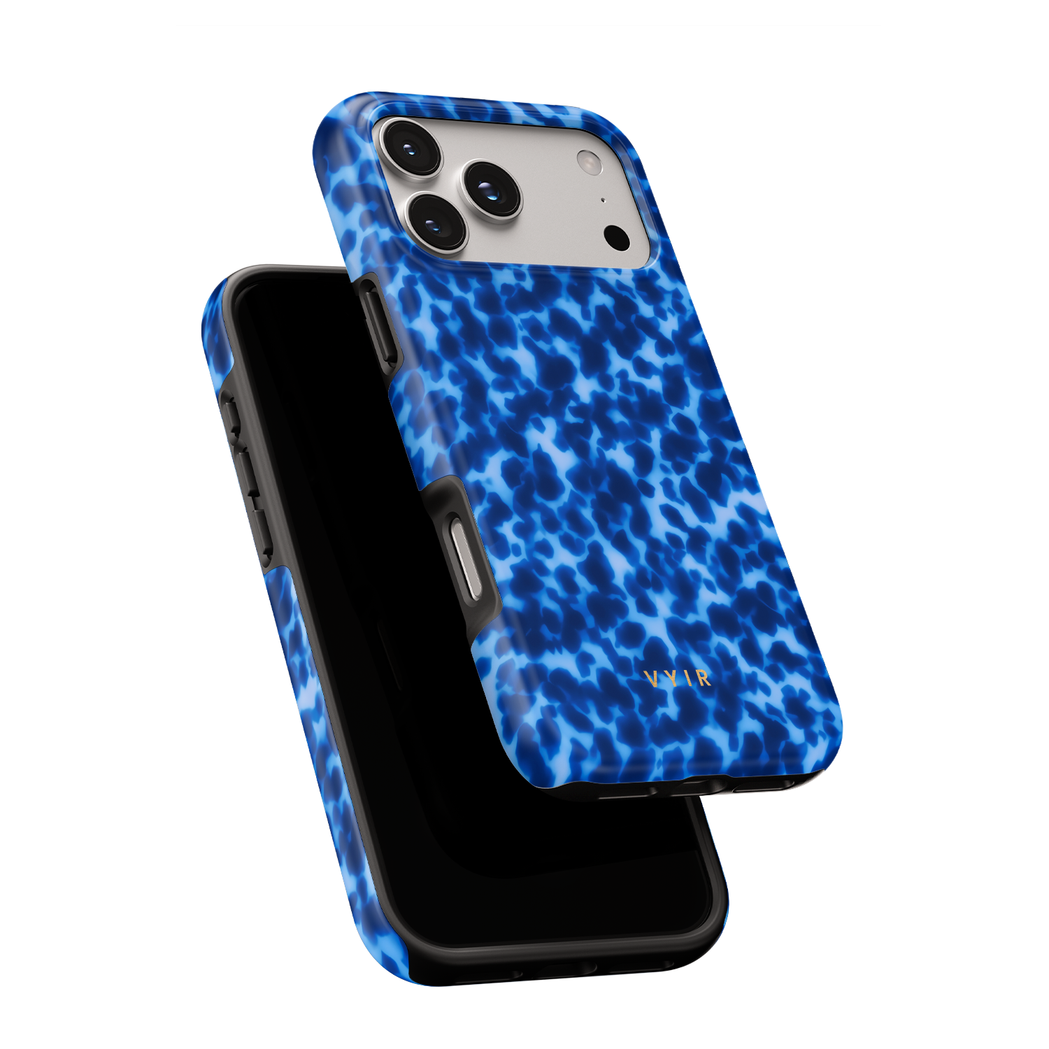 Tortoiseshell, Ocean Blue - Shockproof MagSafe iPhone Case - VYIR