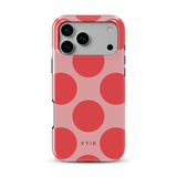 Big Polka Dots, Cherry Blush - Tough Cover per iPhone