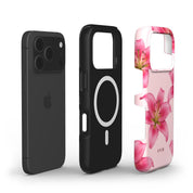 Pink Lily Bloom - Shockproof MagSafe iPhone Case - VYIR