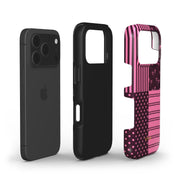 VYIR Signature 4-Checker, Burgundy - Shockproof Phone Case - VYIR
