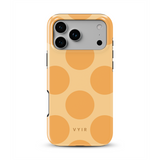 Big Polka Dots, Mango - Tough Cover MagSafe per iPhone