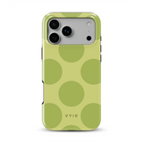 Big Polka Dots, Pistachio - Tough Cover MagSafe per iPhone
