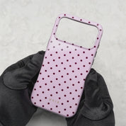 Tiny Polka Dots, Rosa confetto - Tough Cover per cellulare