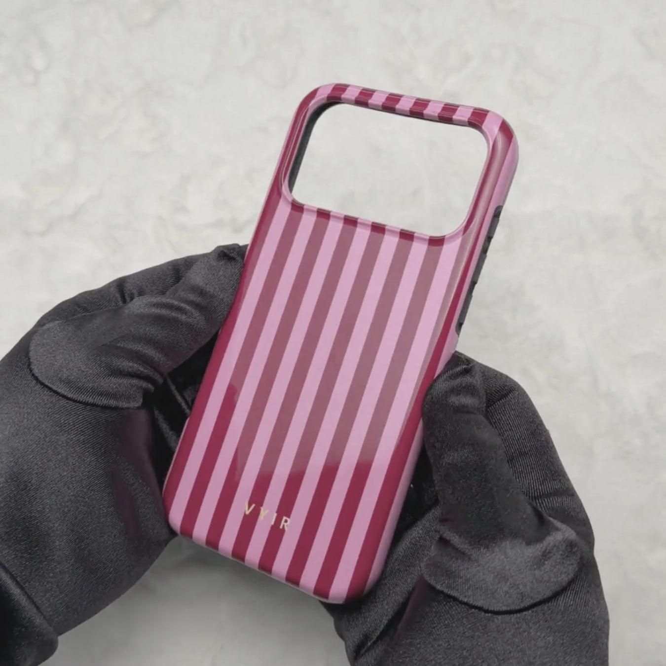 Vertical Stripes, Rosa confetto - Tough Cover per cellulare