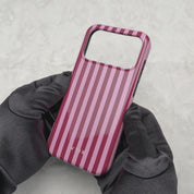 Vertical Stripes, Rosa confetto - Tough Cover per cellulare